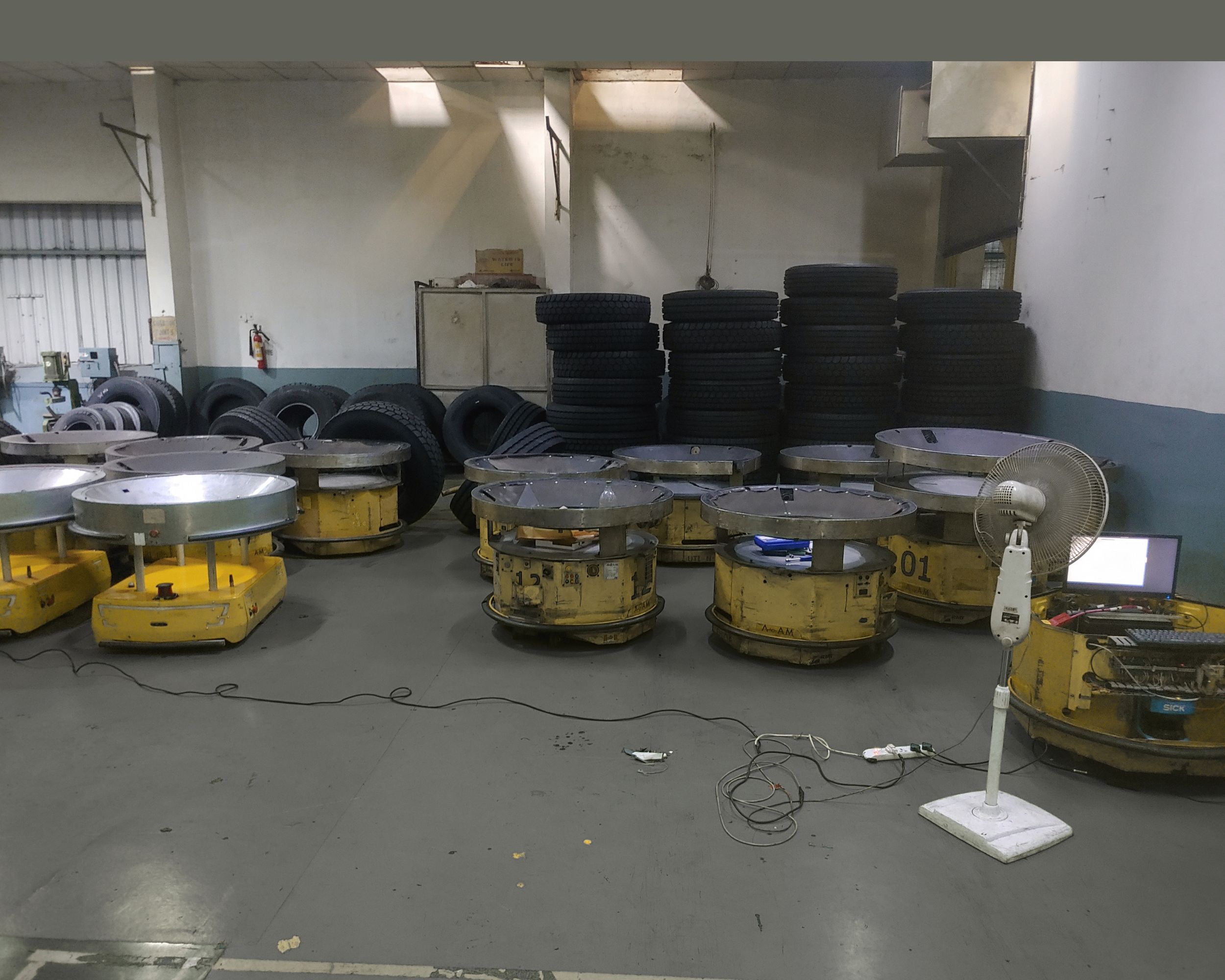 Industrial AGVs Repurposed